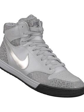 Nike Air Royalty Gray Leopard High Top Sneakers  - 6